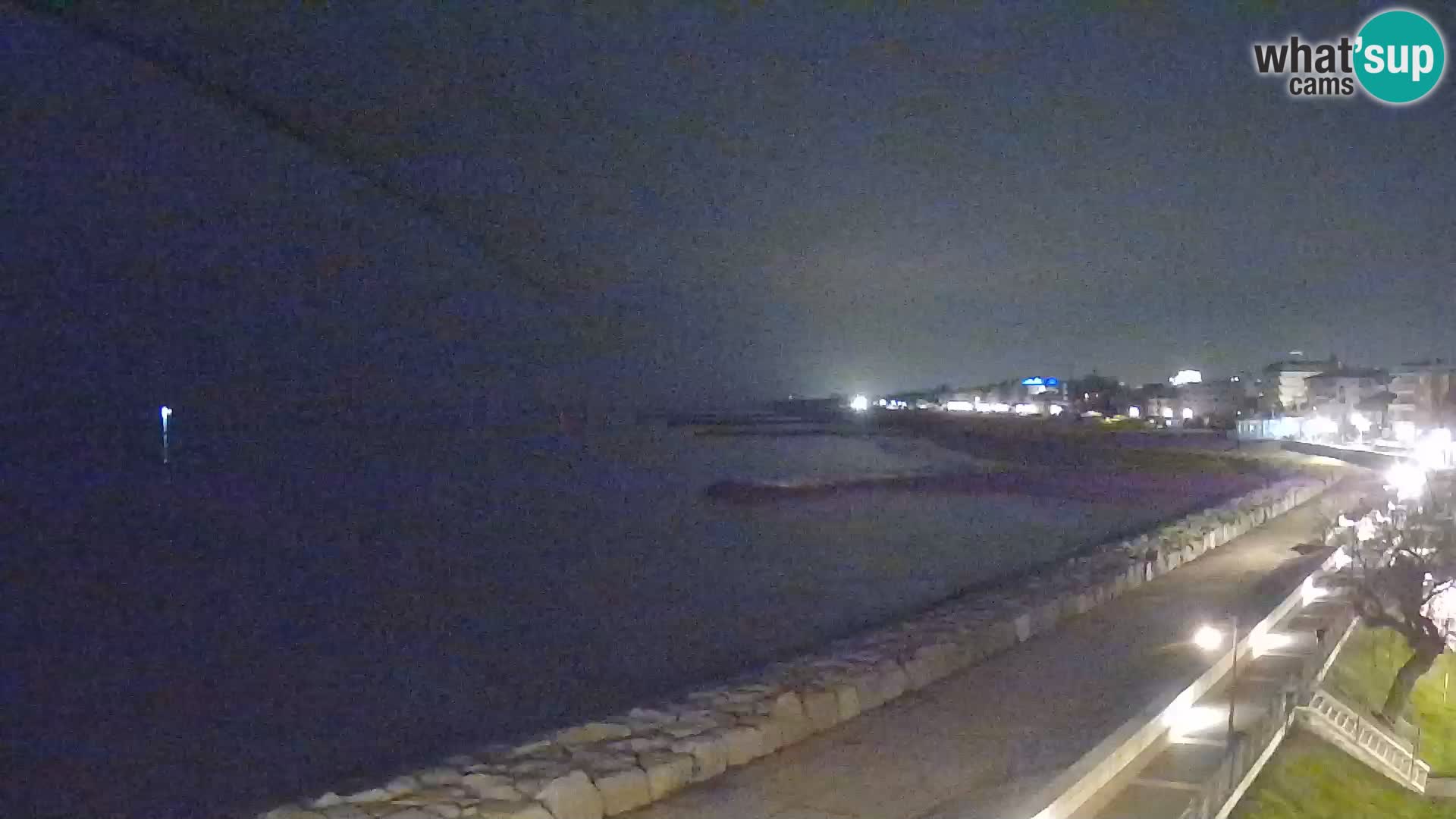 Webcam Caorle Ponente – Vue depuis les Marinai di Caorle