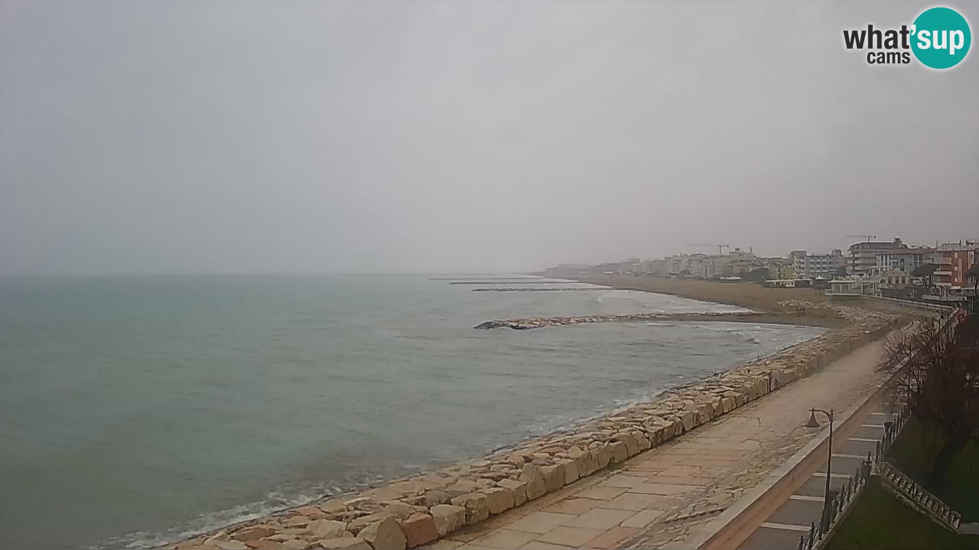 Webcam Caorle Ponente – Vue depuis les Marinai di Caorle