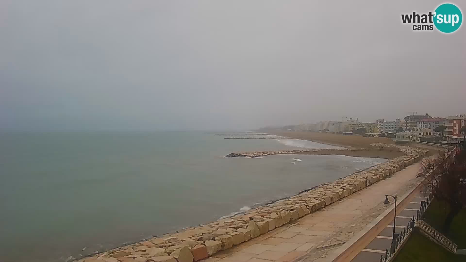 Webcam Caorle Ponente – Blick von Marinai di Caorle