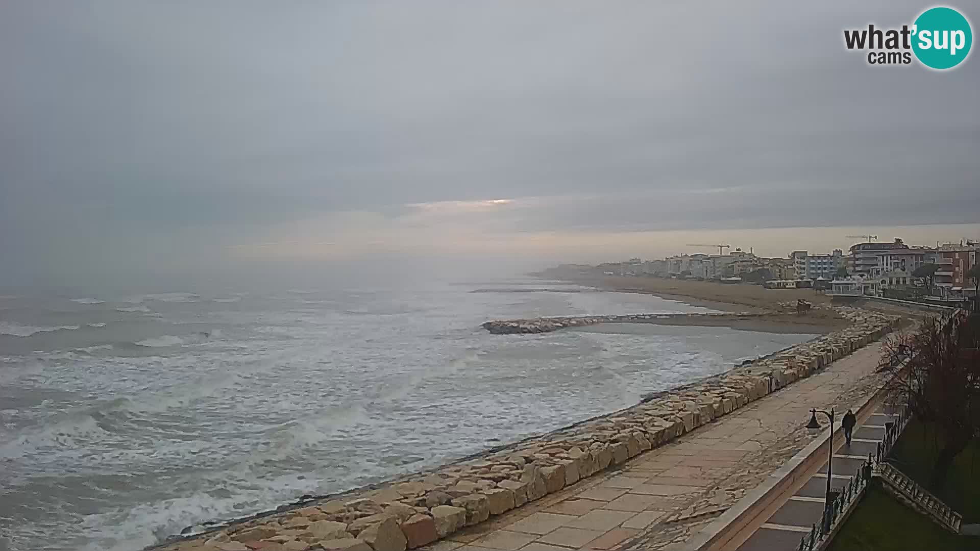 Webcam Caorle Ponente – Blick von Marinai di Caorle