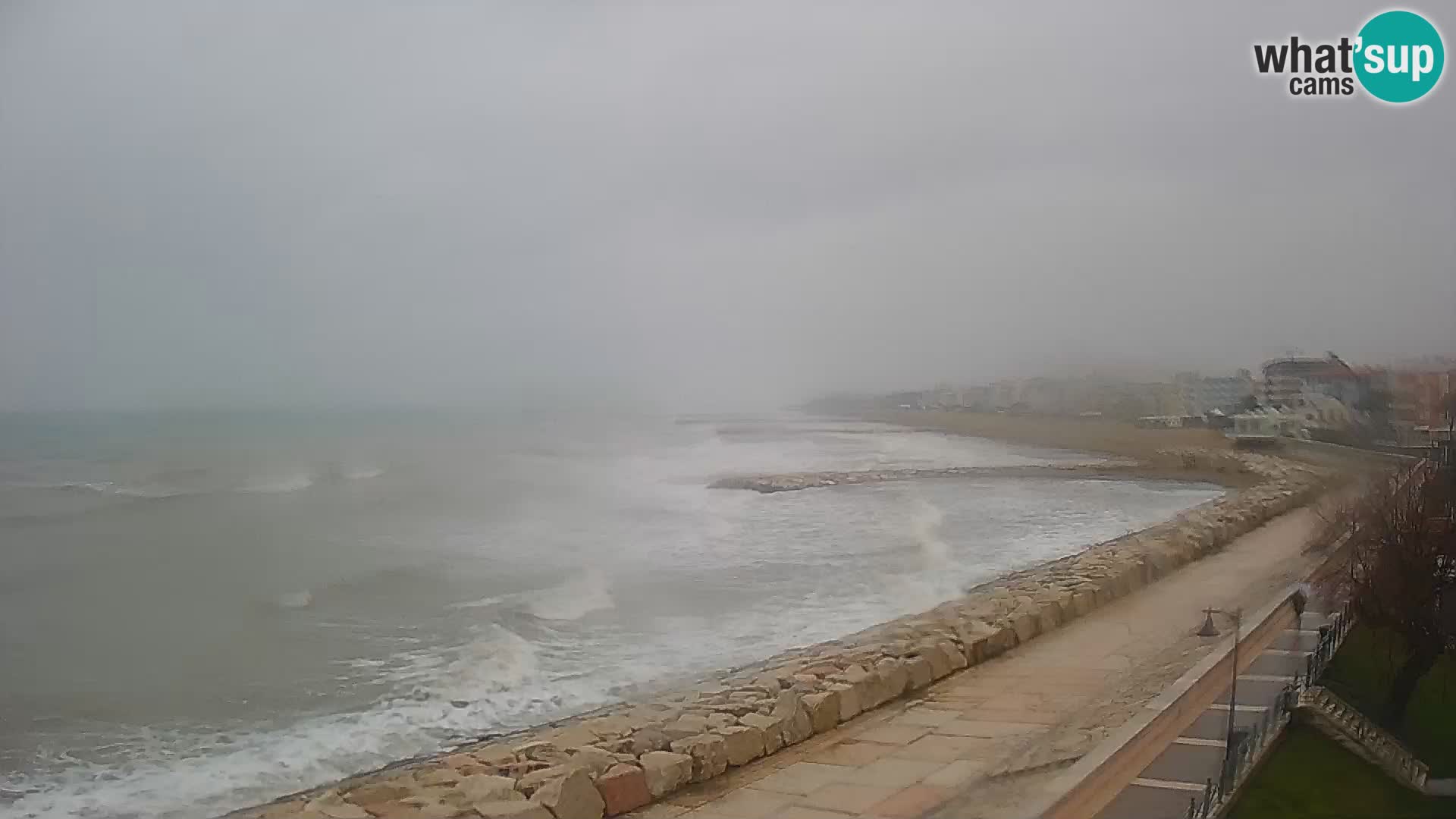 Webcam Caorle Ponente – Blick von Marinai di Caorle