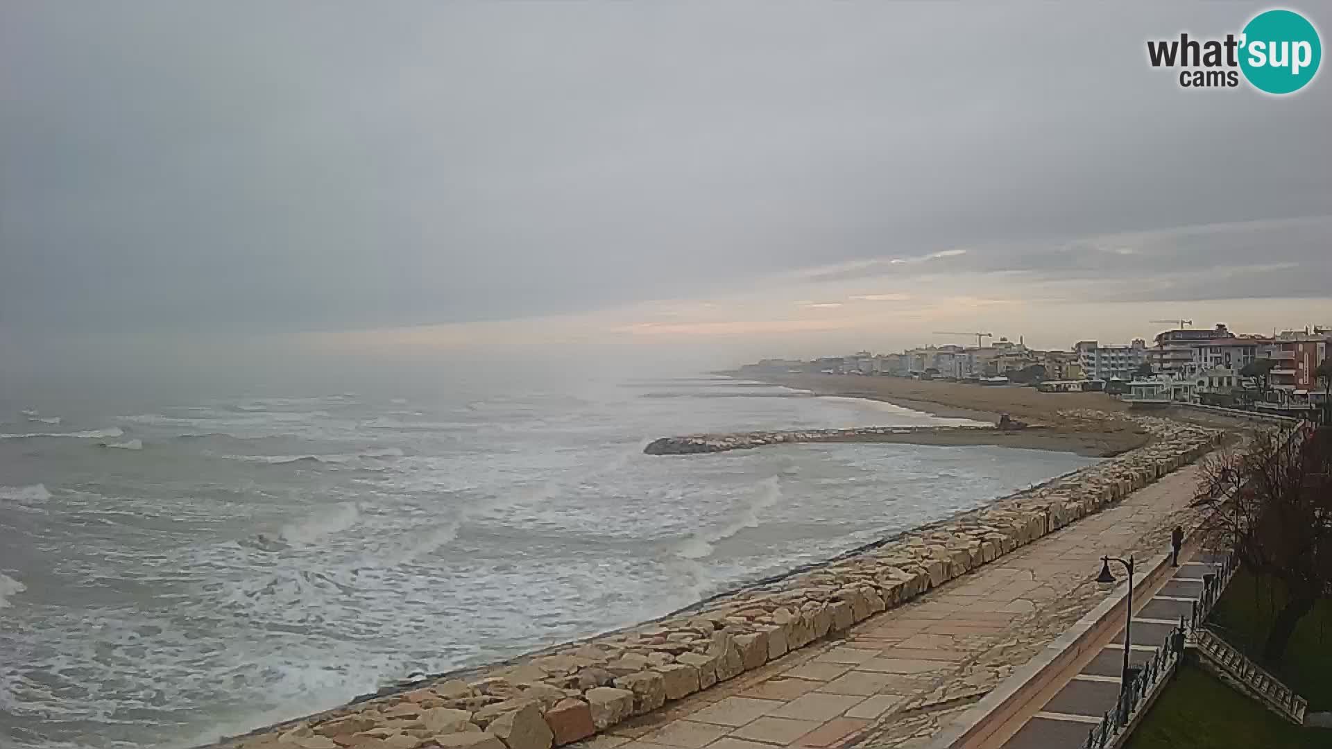 Webcam Caorle Ponente – Vue depuis les Marinai di Caorle