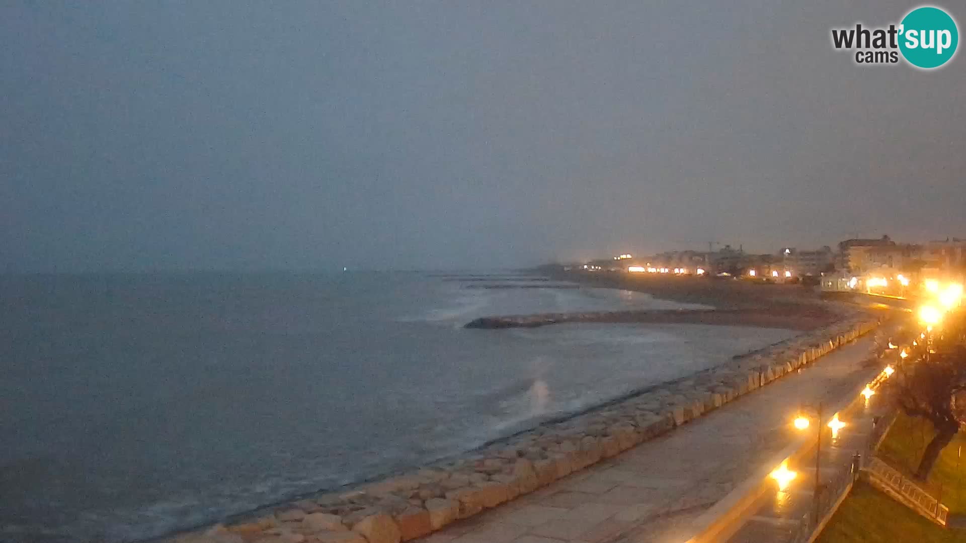 Webcam Caorle Ponente – Vue depuis les Marinai di Caorle