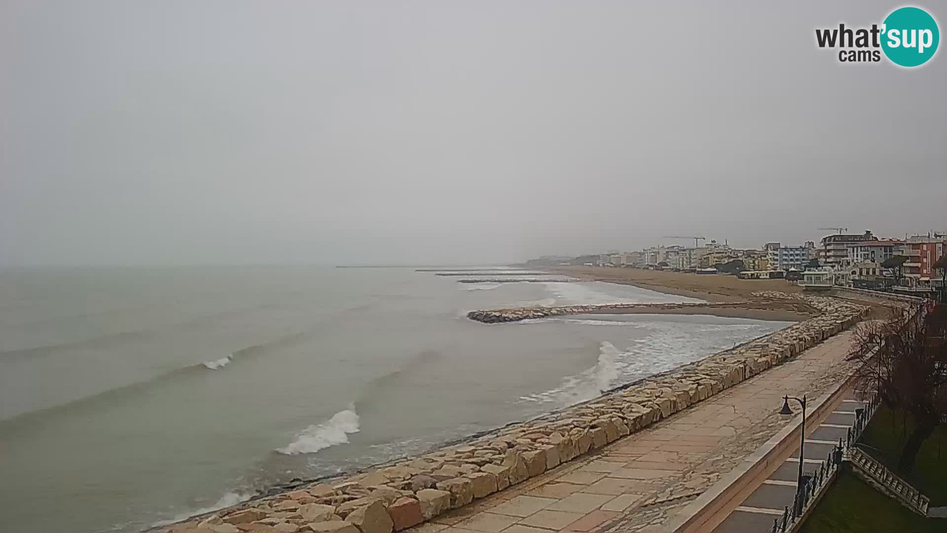 Webcam Caorle Ponente – Blick von Marinai di Caorle