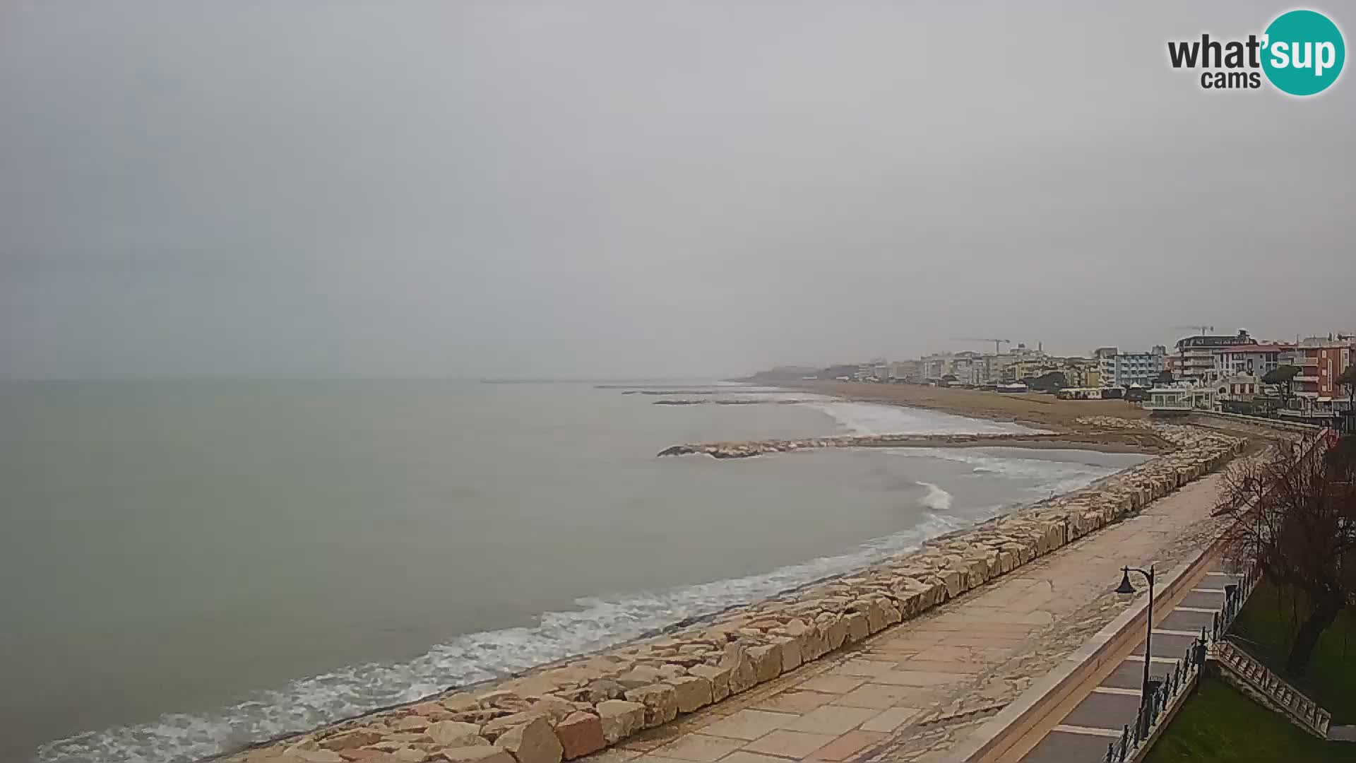 Webcam Caorle Ponente – Blick von Marinai di Caorle