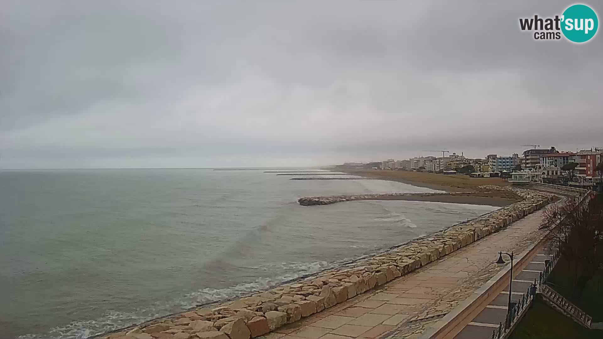 Webcam Caorle Ponente – Blick von Marinai di Caorle