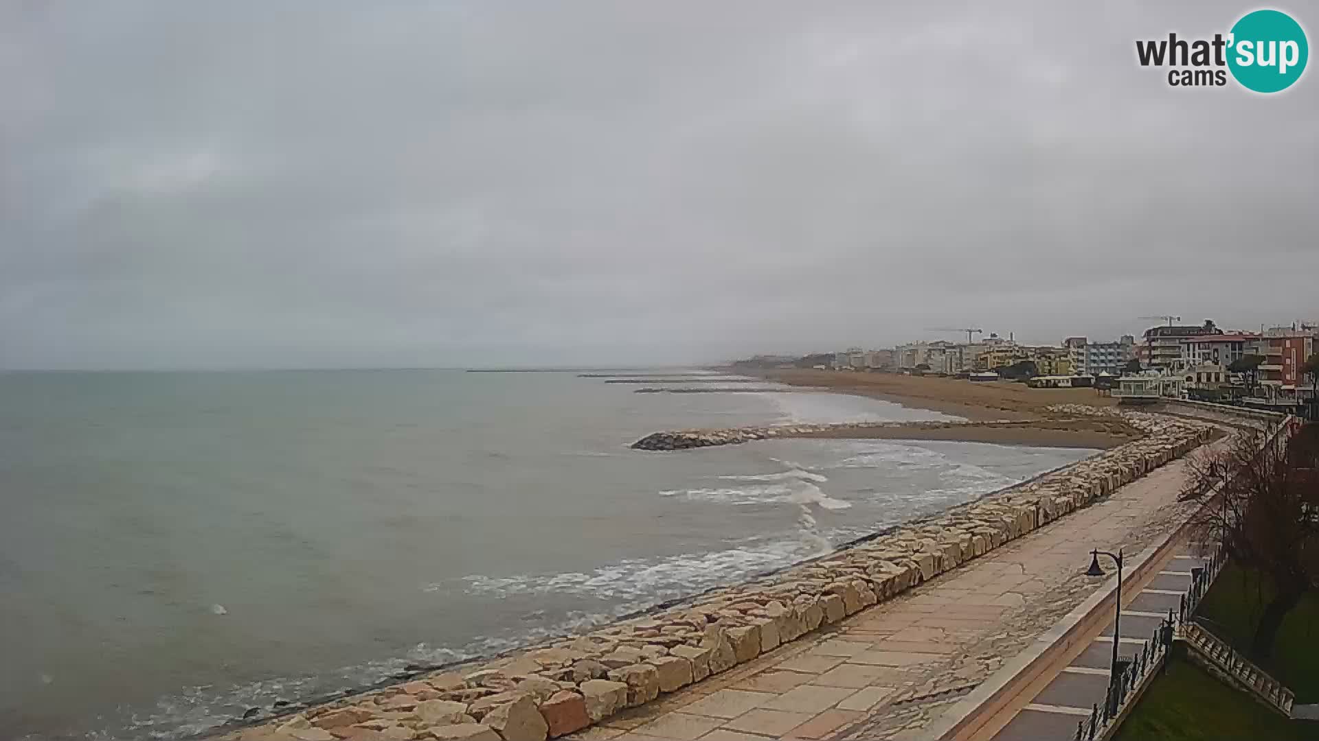 Webcam Caorle Ponente – Vue depuis les Marinai di Caorle