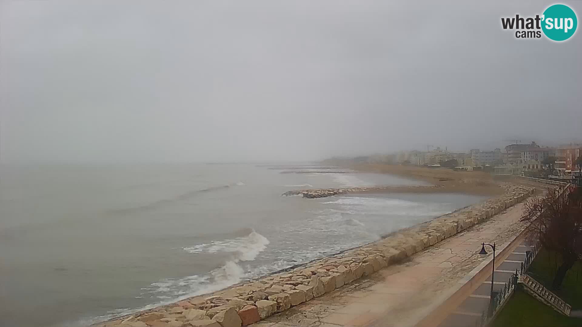 Webcam Caorle Ponente – Blick von Marinai di Caorle