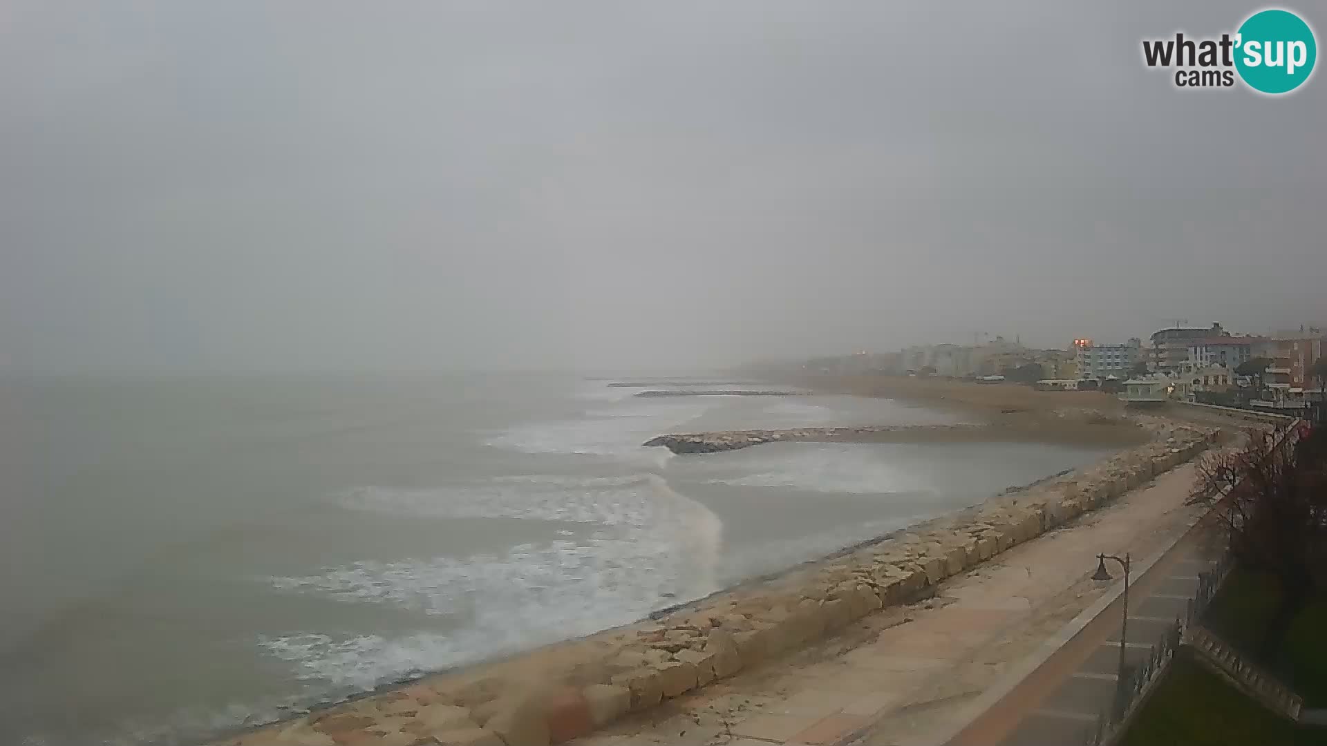 Webcam Caorle Ponente – Vue depuis les Marinai di Caorle