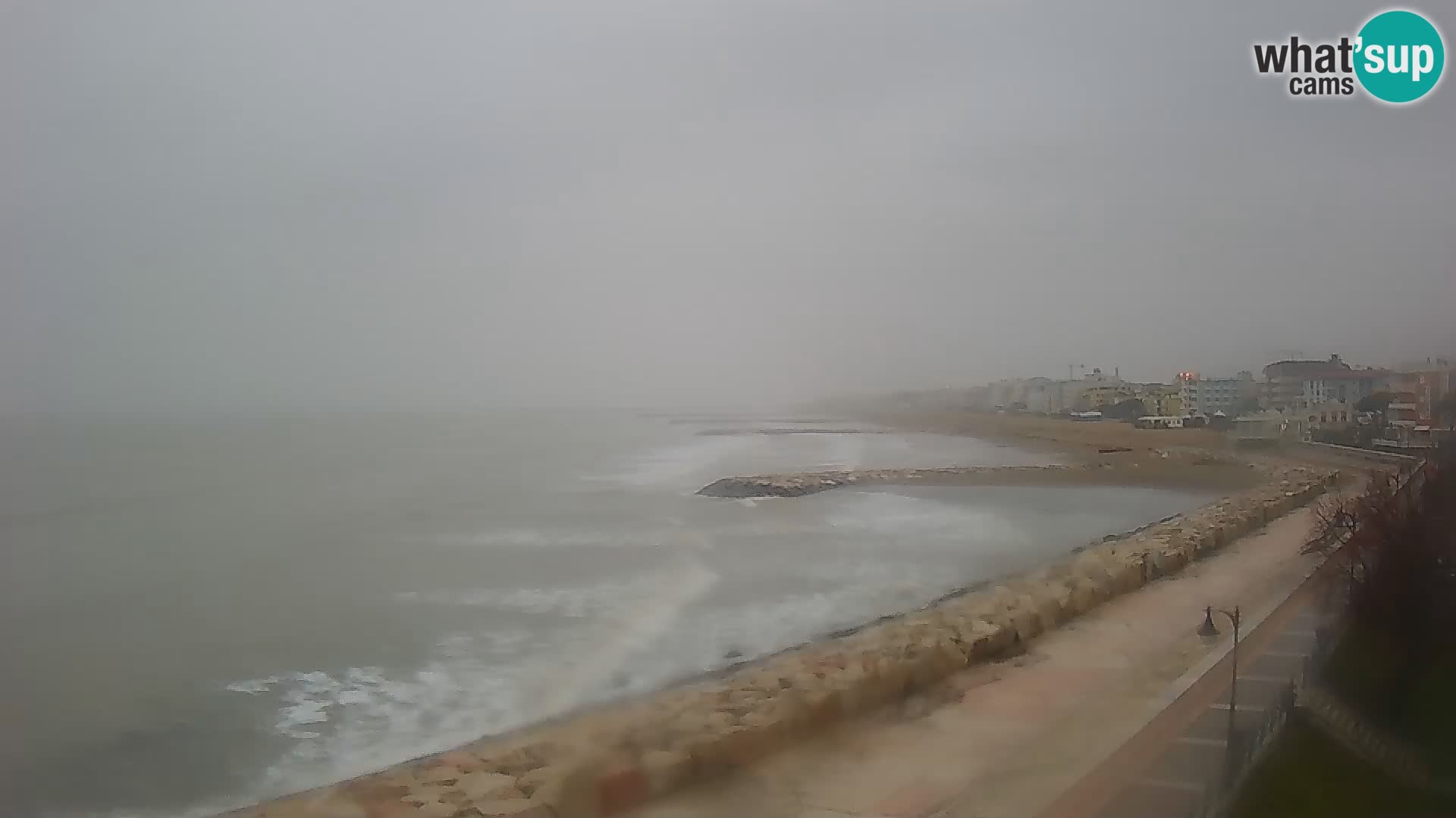 Webcam Caorle Ponente – Vue depuis les Marinai di Caorle