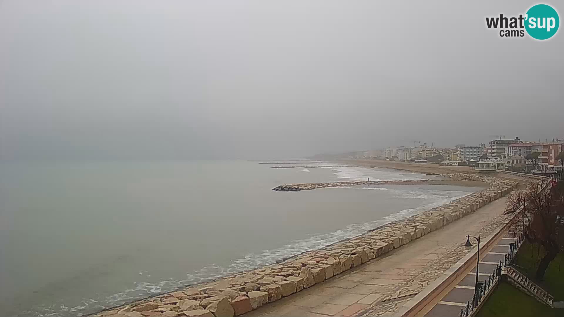 Webcam Caorle Ponente – Vue depuis les Marinai di Caorle