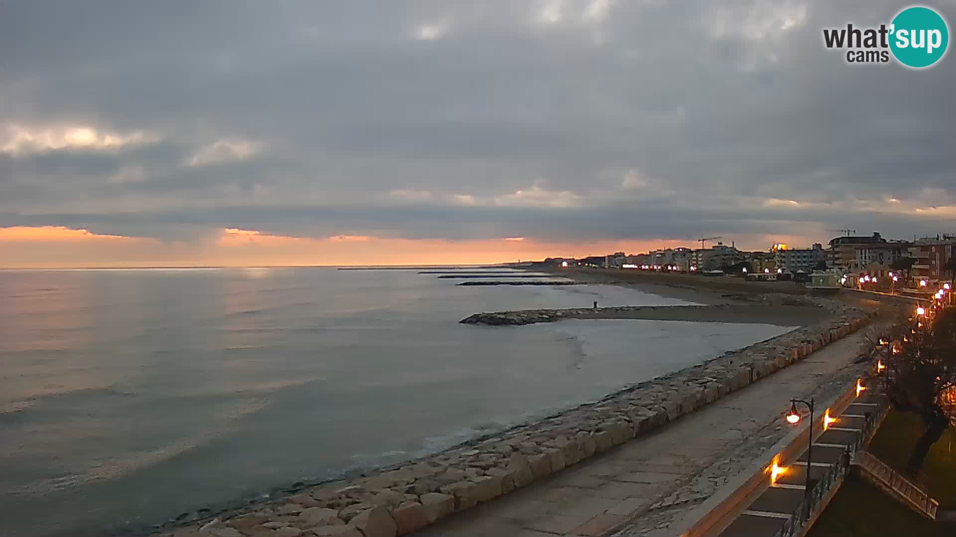 Webcam Caorle Ponente – Blick von Marinai di Caorle