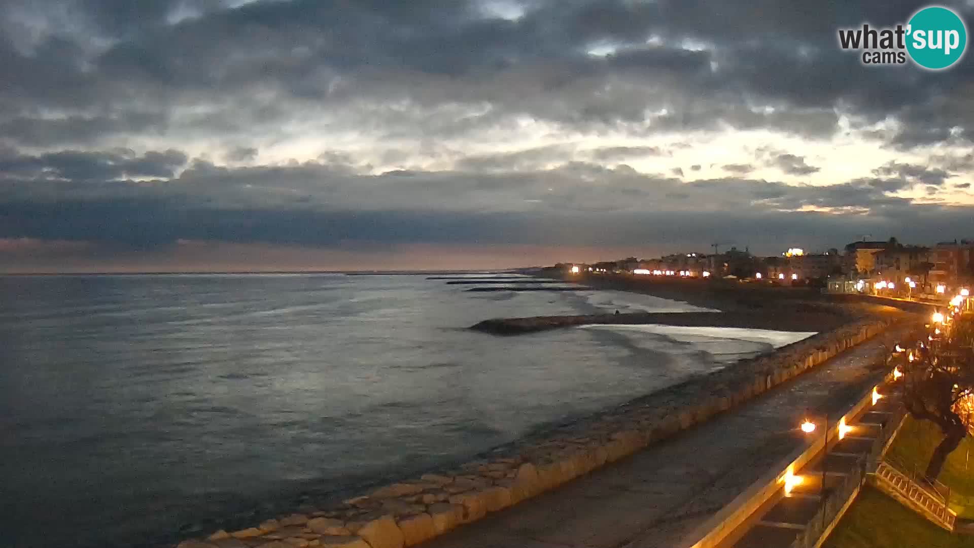 Webcam Caorle Ponente – Blick von Marinai di Caorle