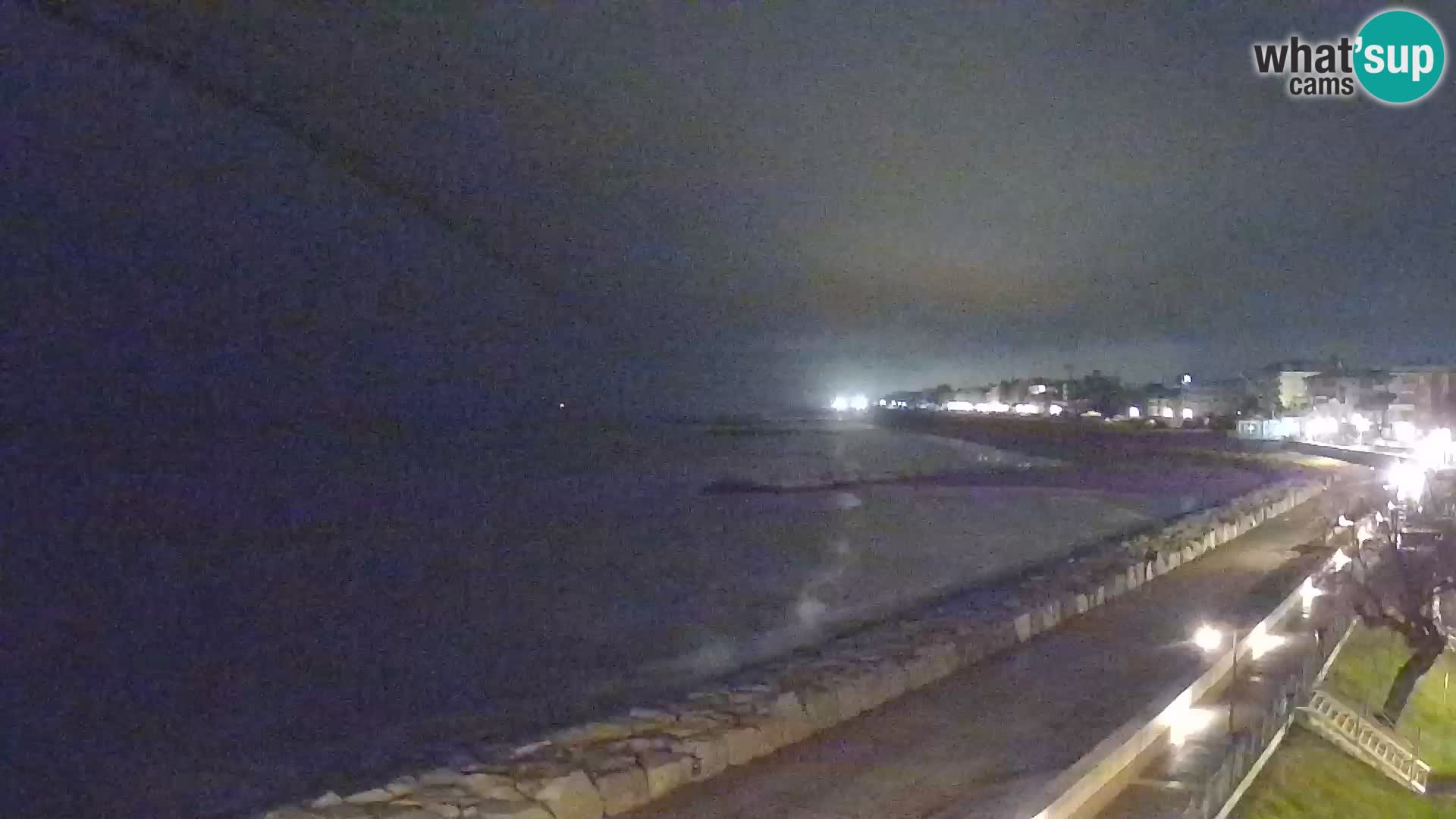 Webcam Caorle Ponente – Vue depuis les Marinai di Caorle