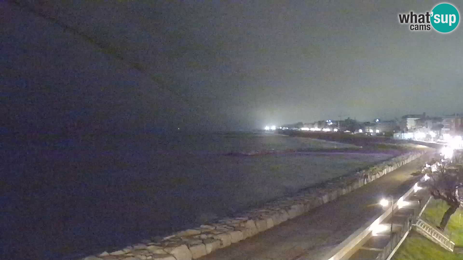 Webcam Caorle Ponente – Blick von Marinai di Caorle