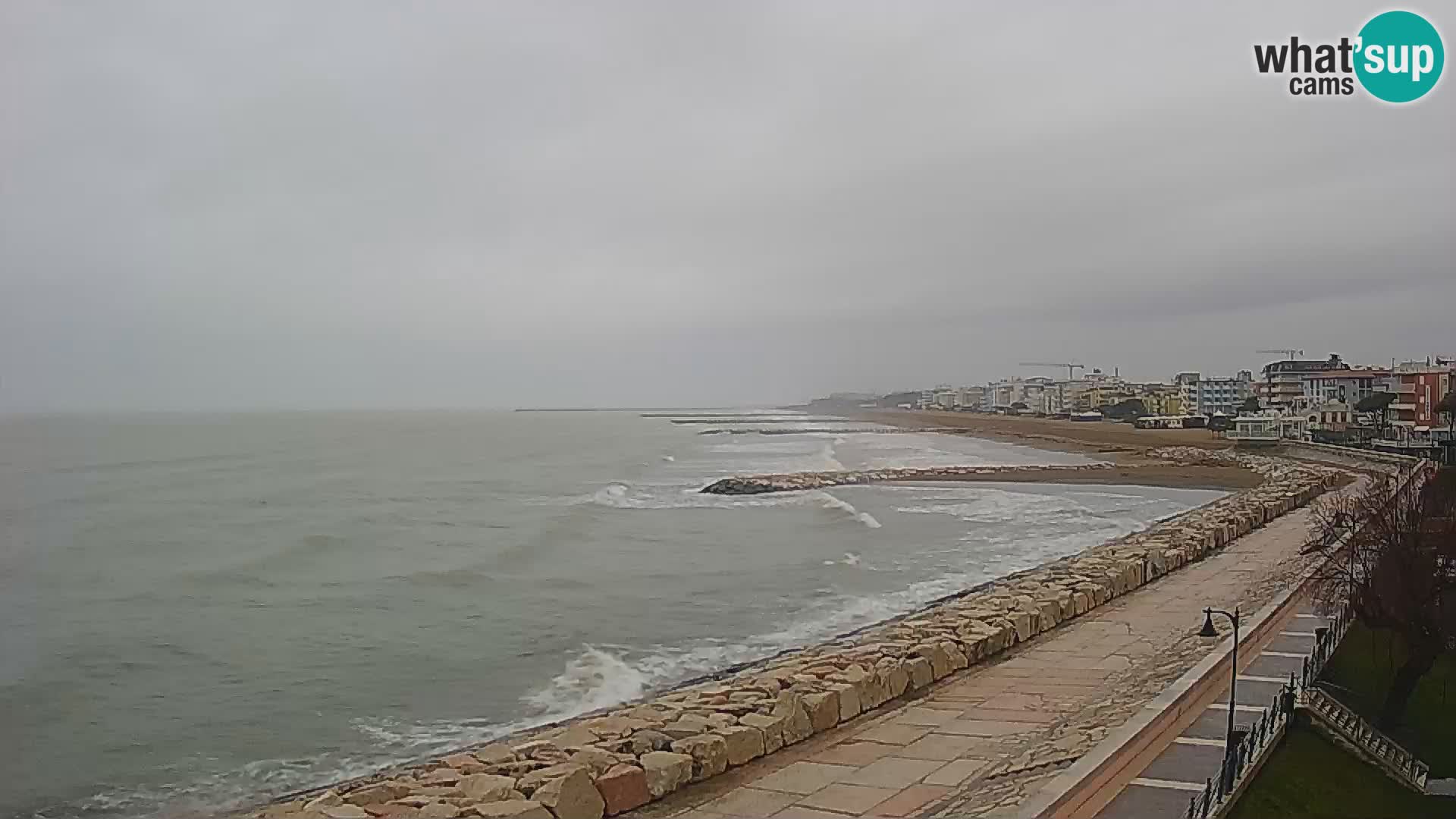 Webcam Caorle Ponente – Blick von Marinai di Caorle