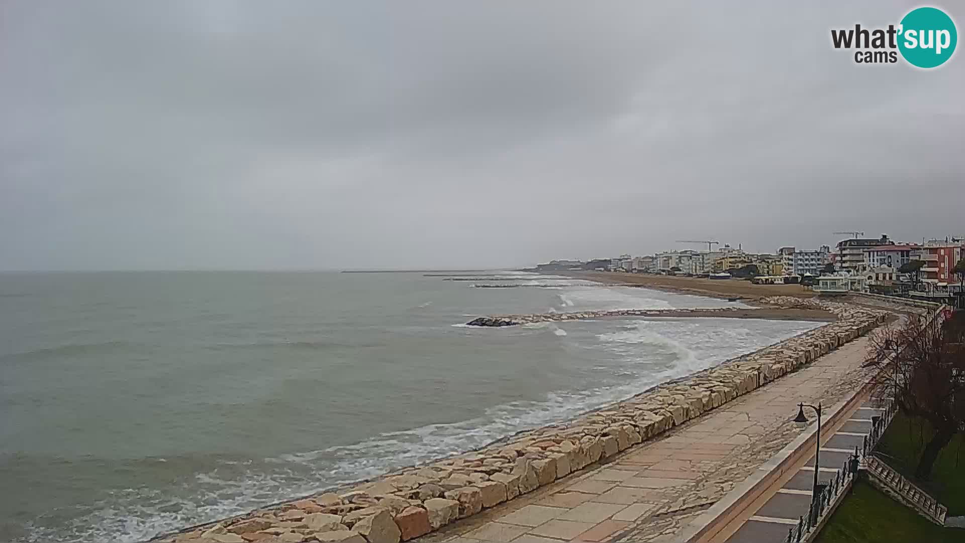 Webcam Caorle Ponente – Vue depuis les Marinai di Caorle