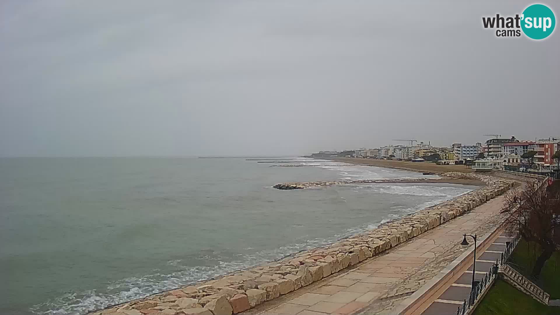 Webcam Caorle Ponente – Blick von Marinai di Caorle