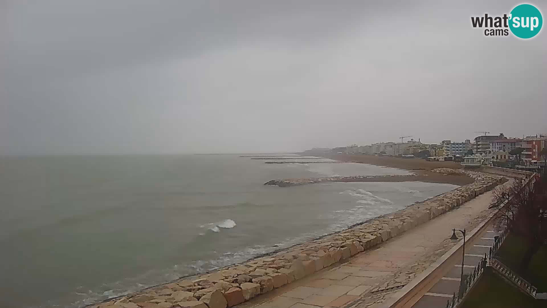 Webcam Caorle Ponente – Vue depuis les Marinai di Caorle
