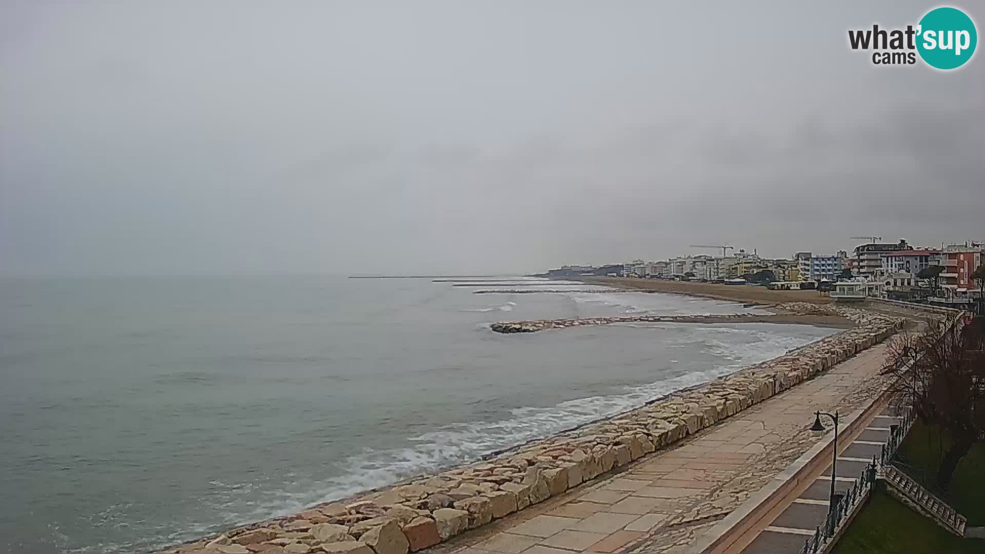 Webcam Caorle Ponente – Vue depuis les Marinai di Caorle