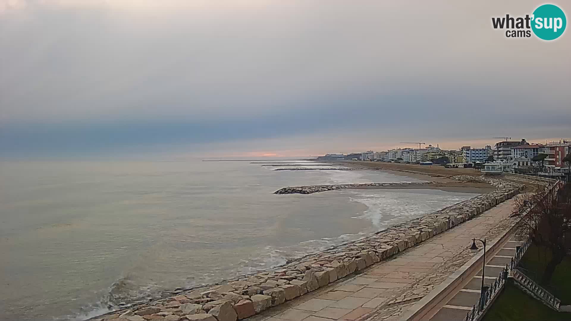 Webcam Caorle Ponente – Vue depuis les Marinai di Caorle