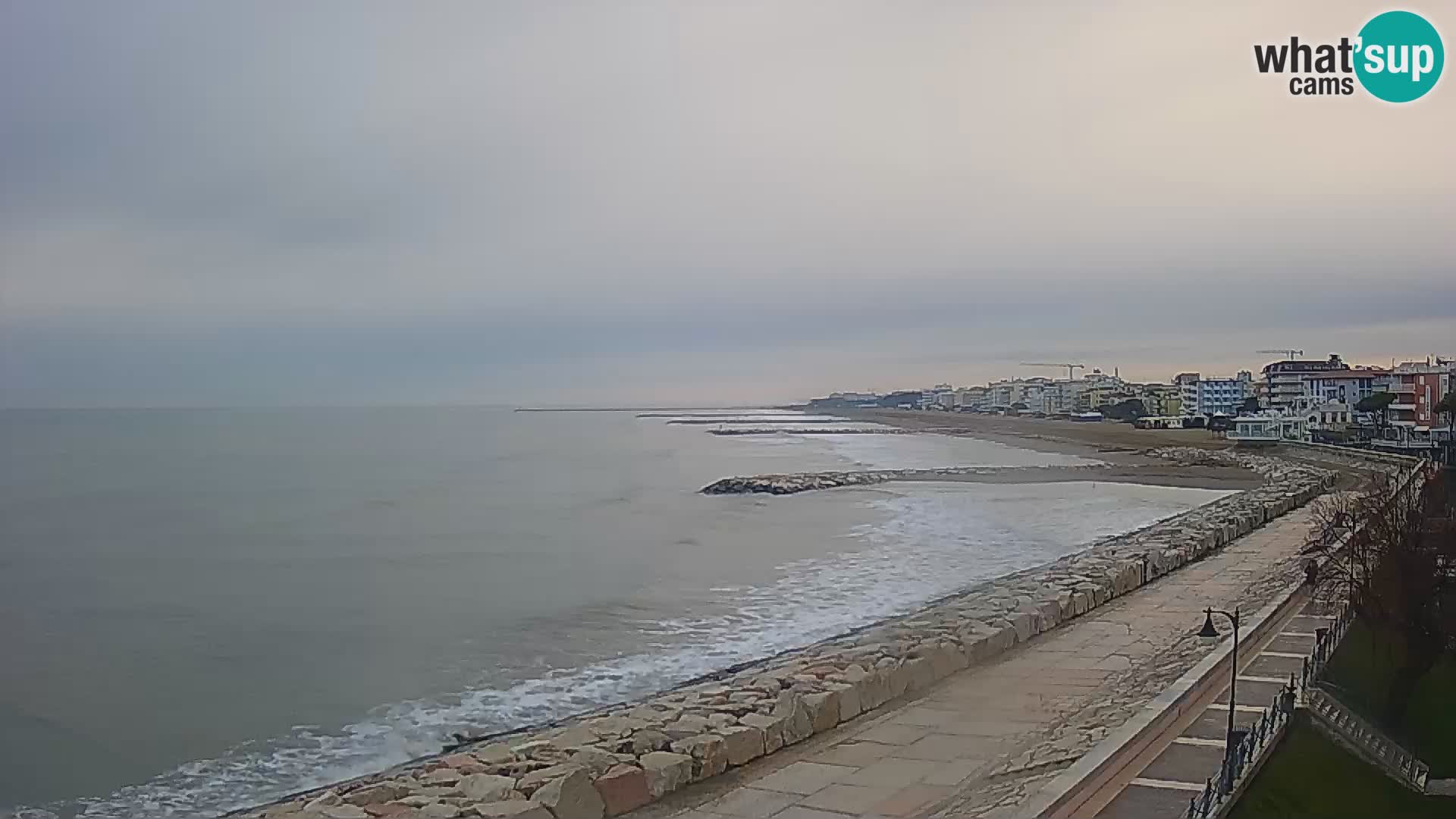 Webcam Caorle Ponente – Blick von Marinai di Caorle