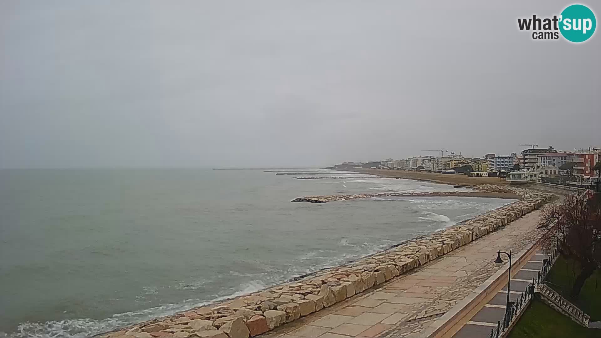 Webcam Caorle Ponente – Vue depuis les Marinai di Caorle