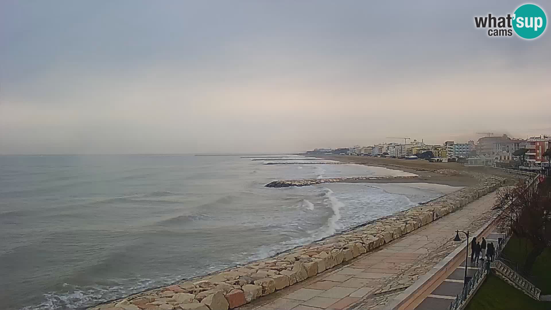 Webcam Caorle Ponente – Blick von Marinai di Caorle