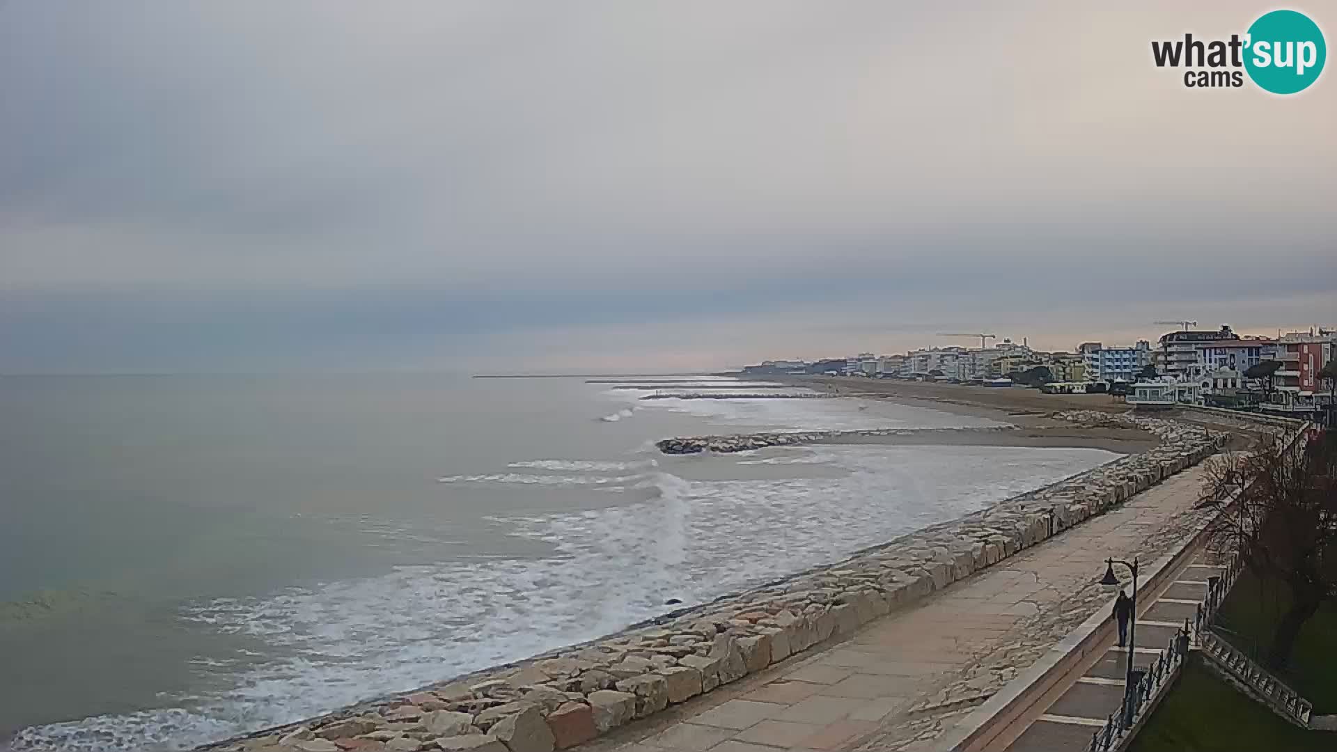 Webcam Caorle Ponente – Blick von Marinai di Caorle