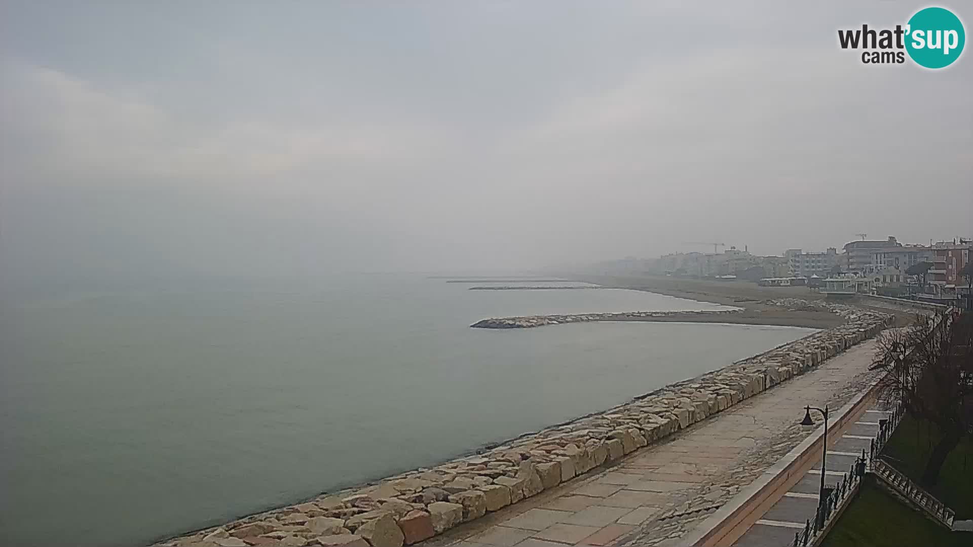 Webcam Caorle Ponente – Blick von Marinai di Caorle