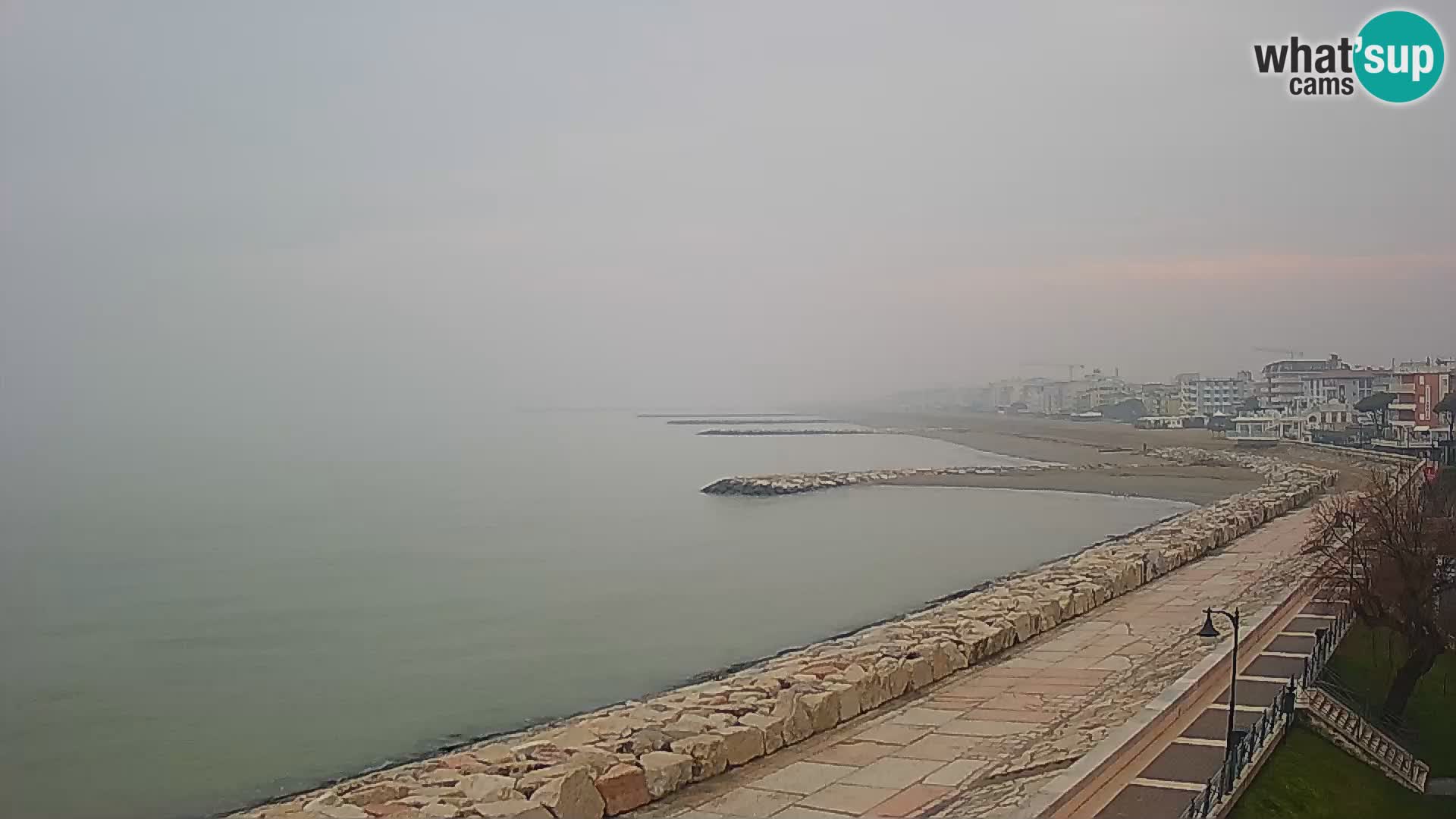 Webcam Caorle Ponente – Vue depuis les Marinai di Caorle