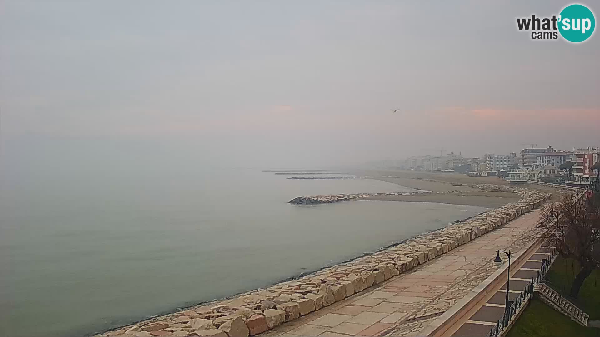 Webcam Caorle Ponente – Blick von Marinai di Caorle