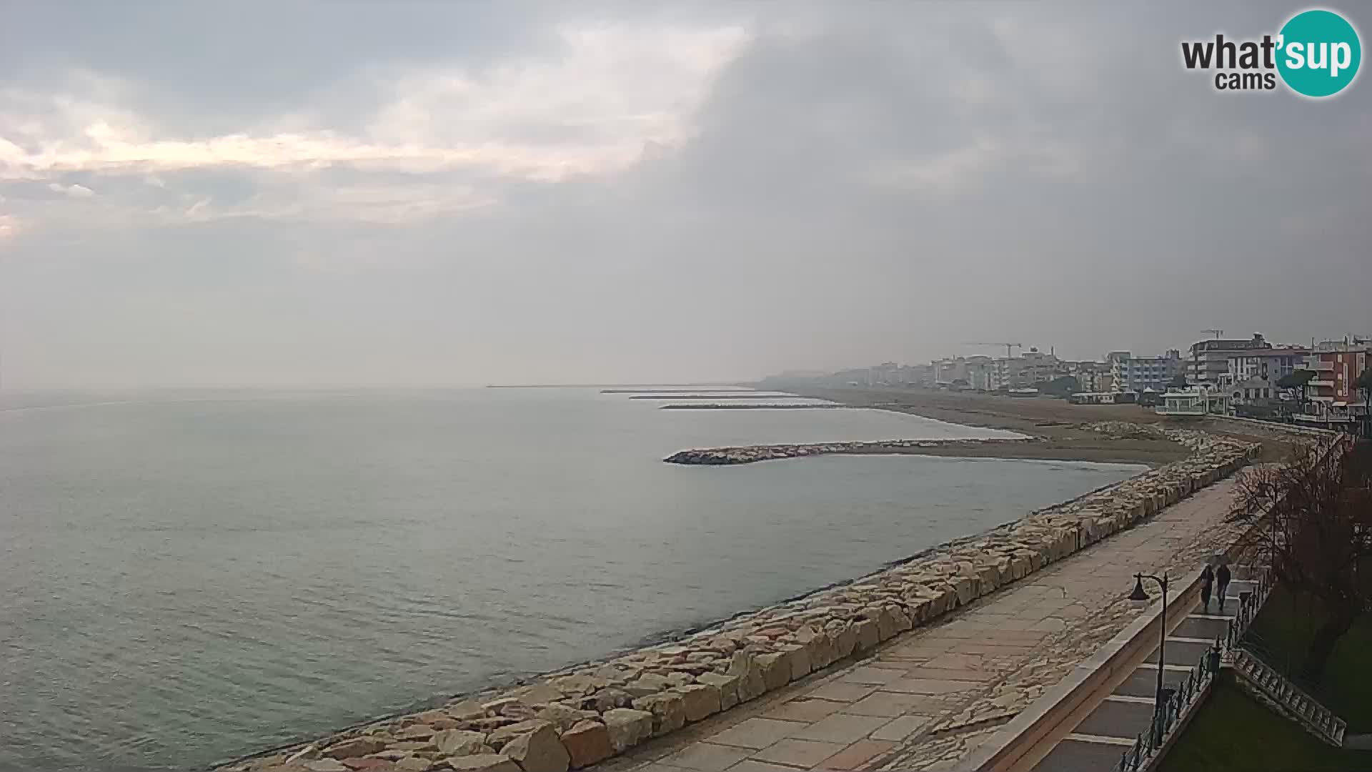 Webcam Caorle Ponente – Vue depuis les Marinai di Caorle