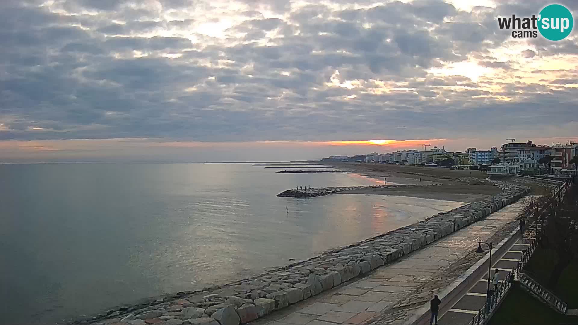 Webcam Caorle Ponente – Blick von Marinai di Caorle