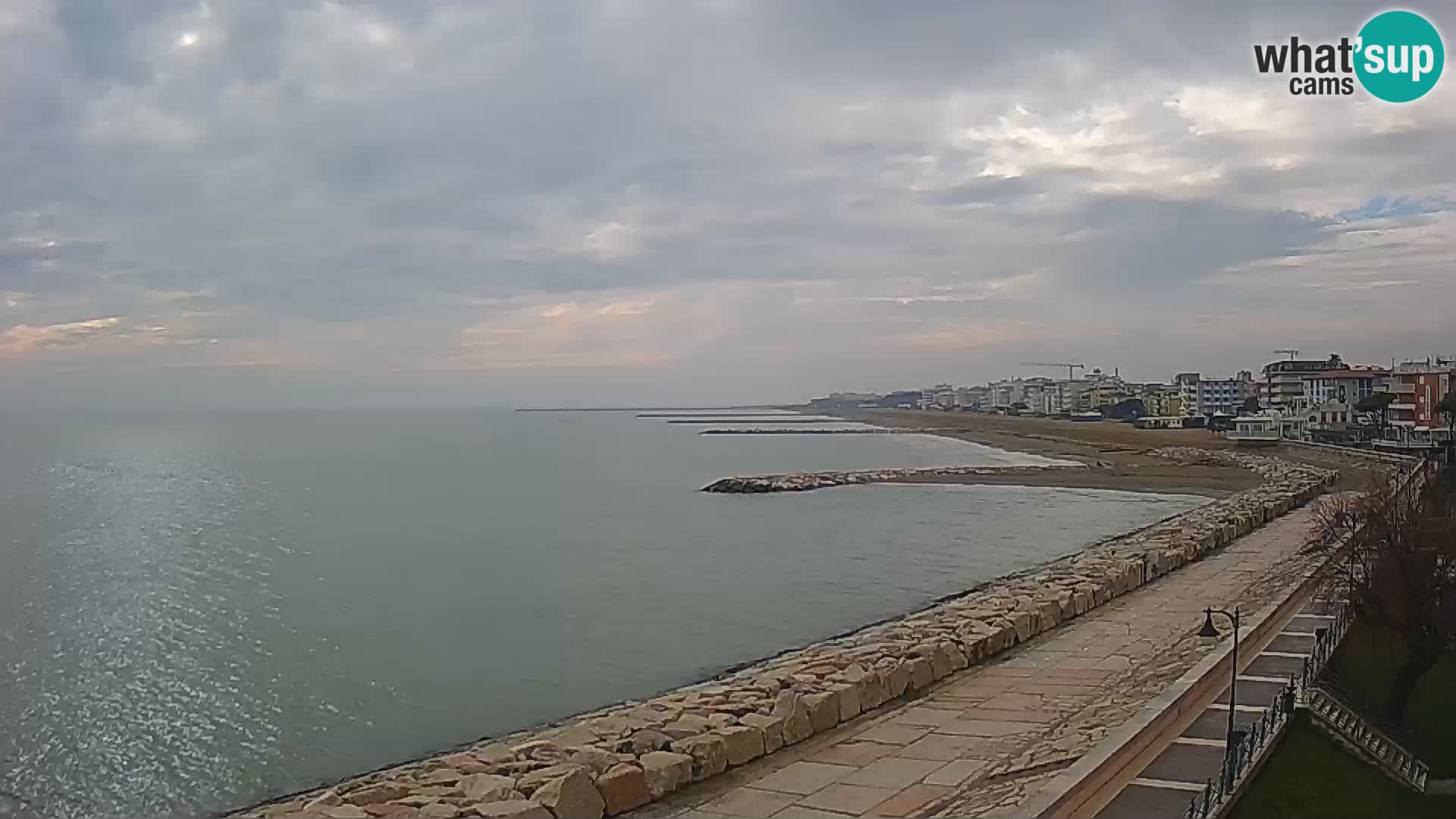 Webcam Caorle Ponente – Vue depuis les Marinai di Caorle