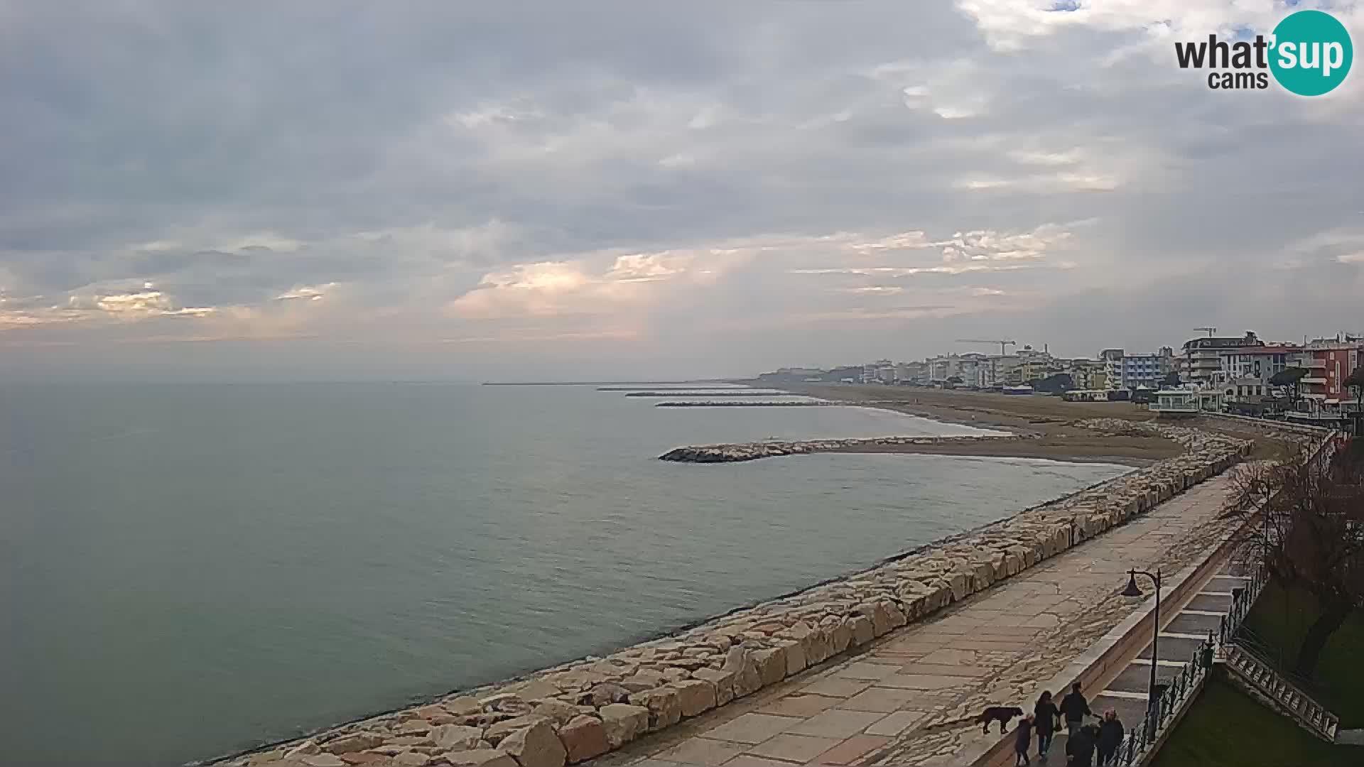 Webcam Caorle Ponente – Blick von Marinai di Caorle
