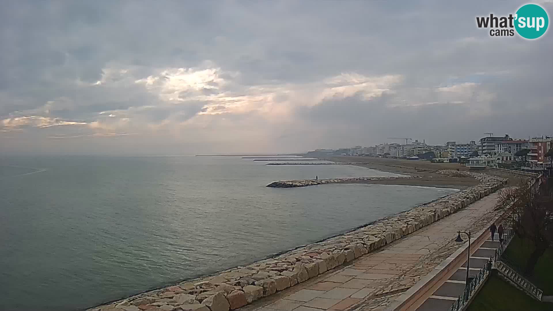 Webcam Caorle Ponente – Vue depuis les Marinai di Caorle