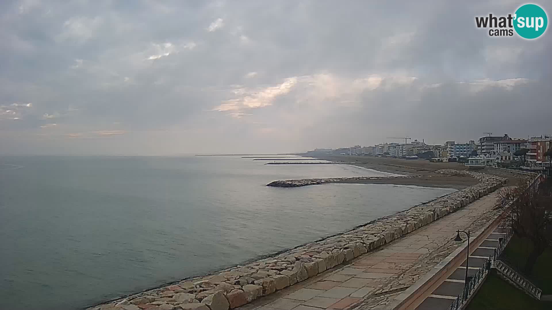 Webcam Caorle Ponente – Vue depuis les Marinai di Caorle