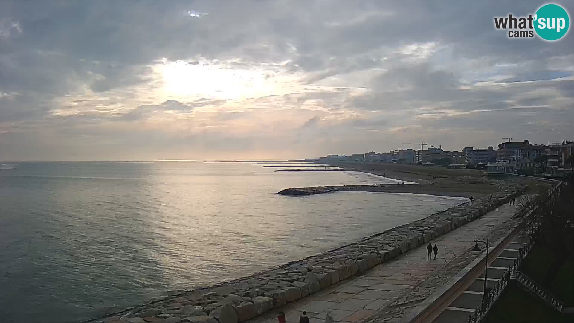 Webcam Caorle Ponente – Blick von Marinai di Caorle