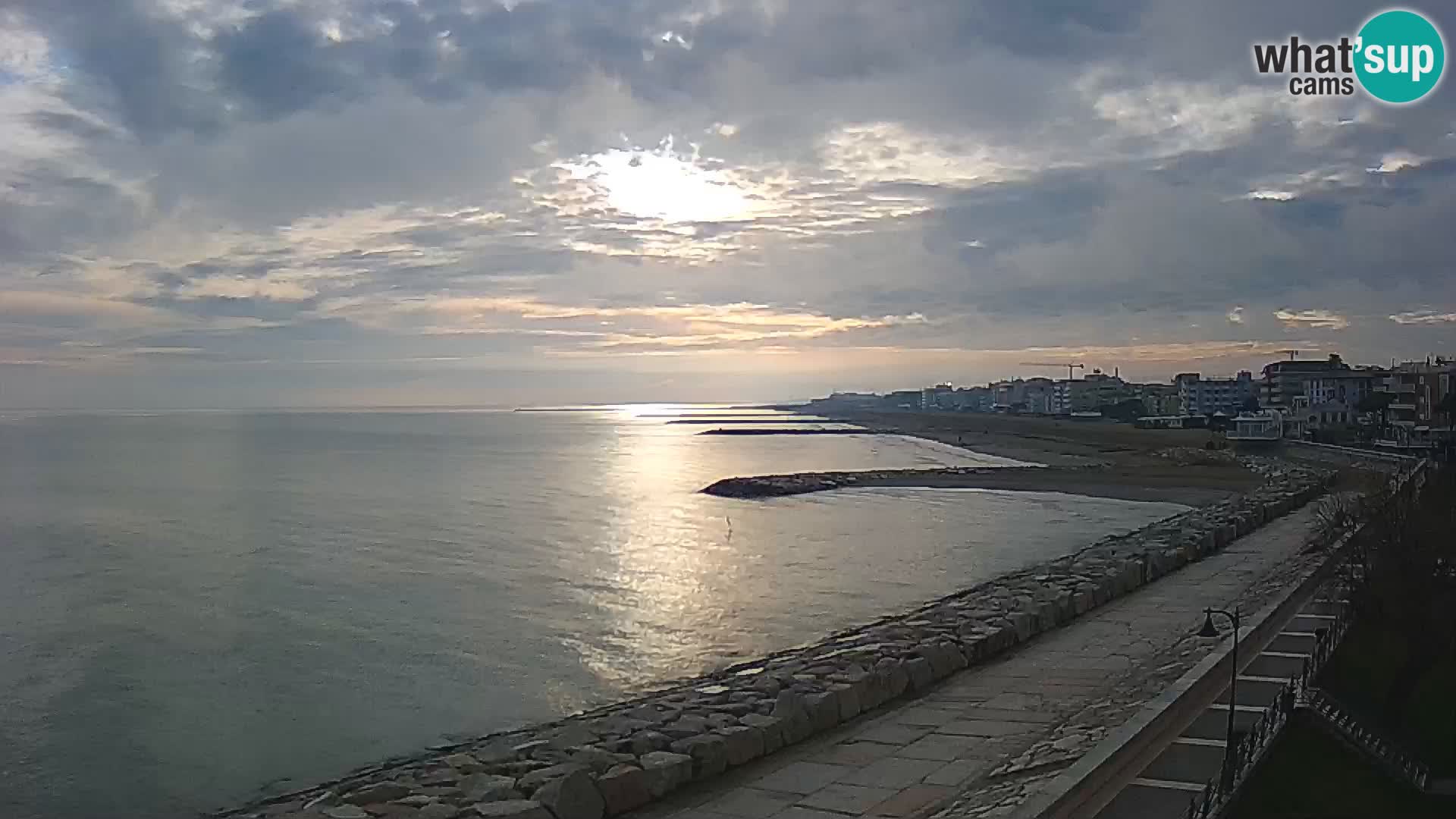 Webcam Caorle Ponente – Blick von Marinai di Caorle