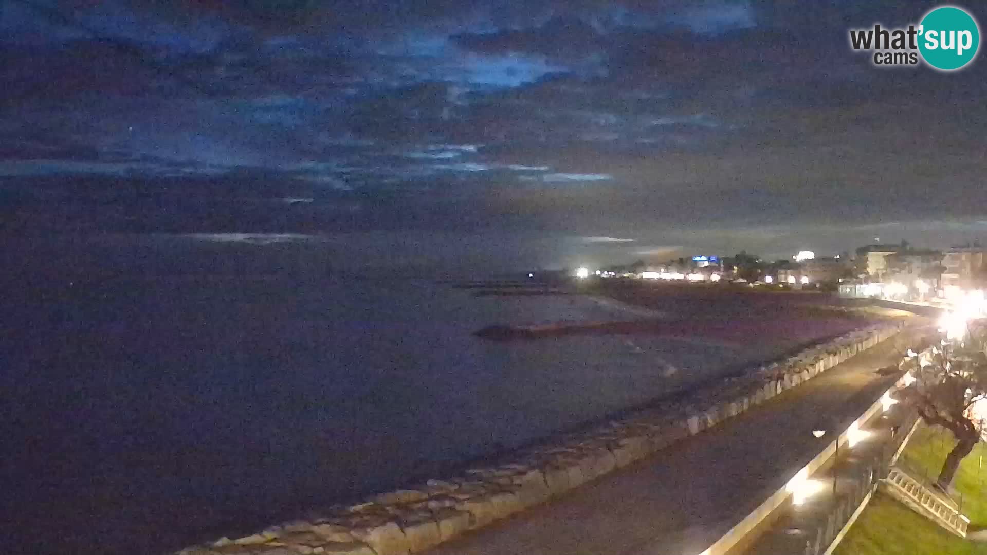 Webcam Caorle Ponente – Vue depuis les Marinai di Caorle