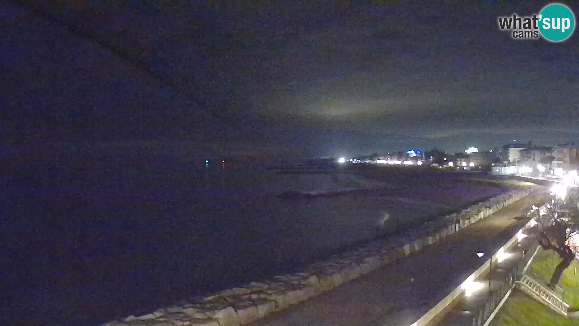 Webcam Caorle Ponente – Blick von Marinai di Caorle