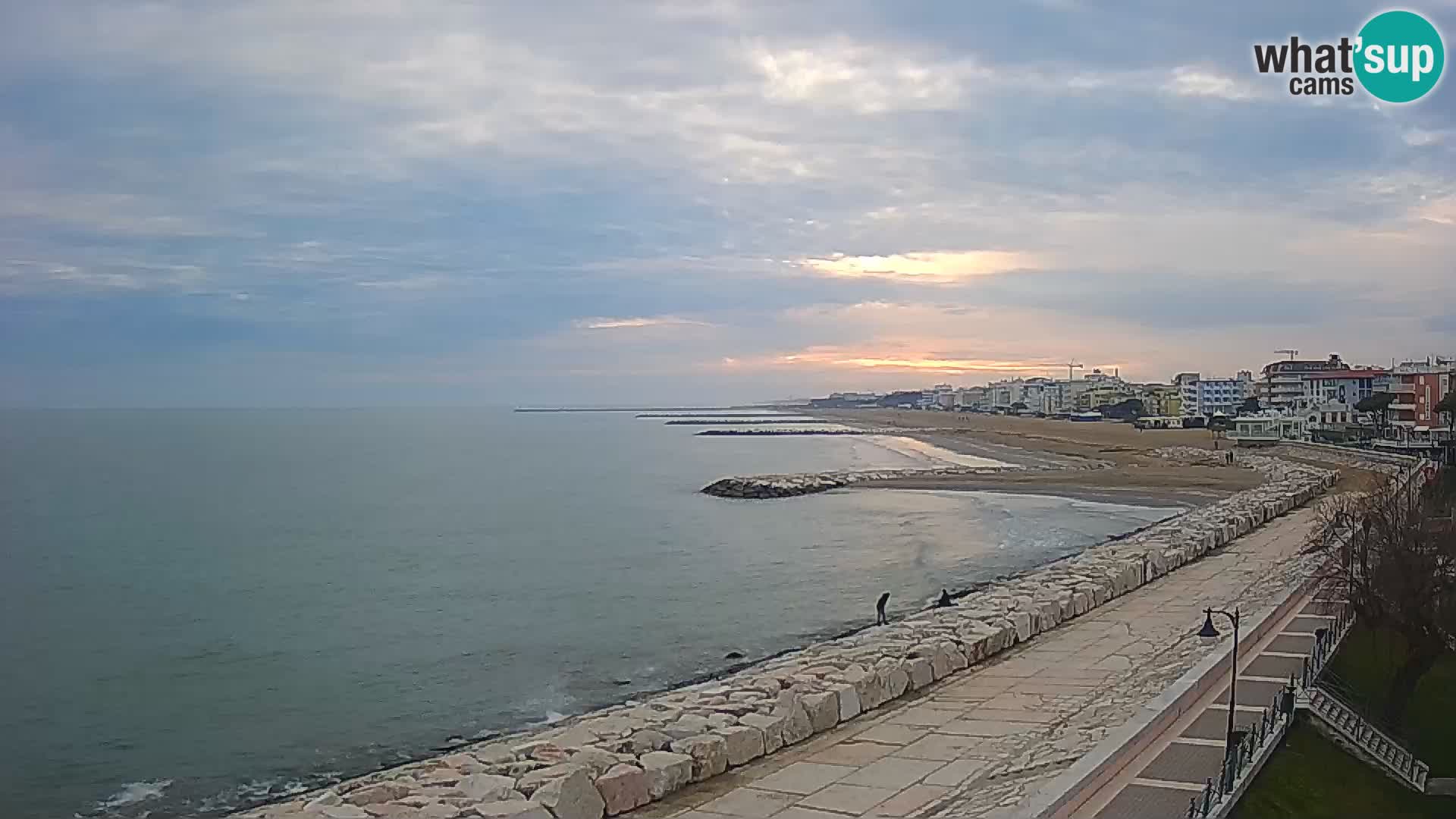Webcam Caorle Ponente – Vue depuis les Marinai di Caorle