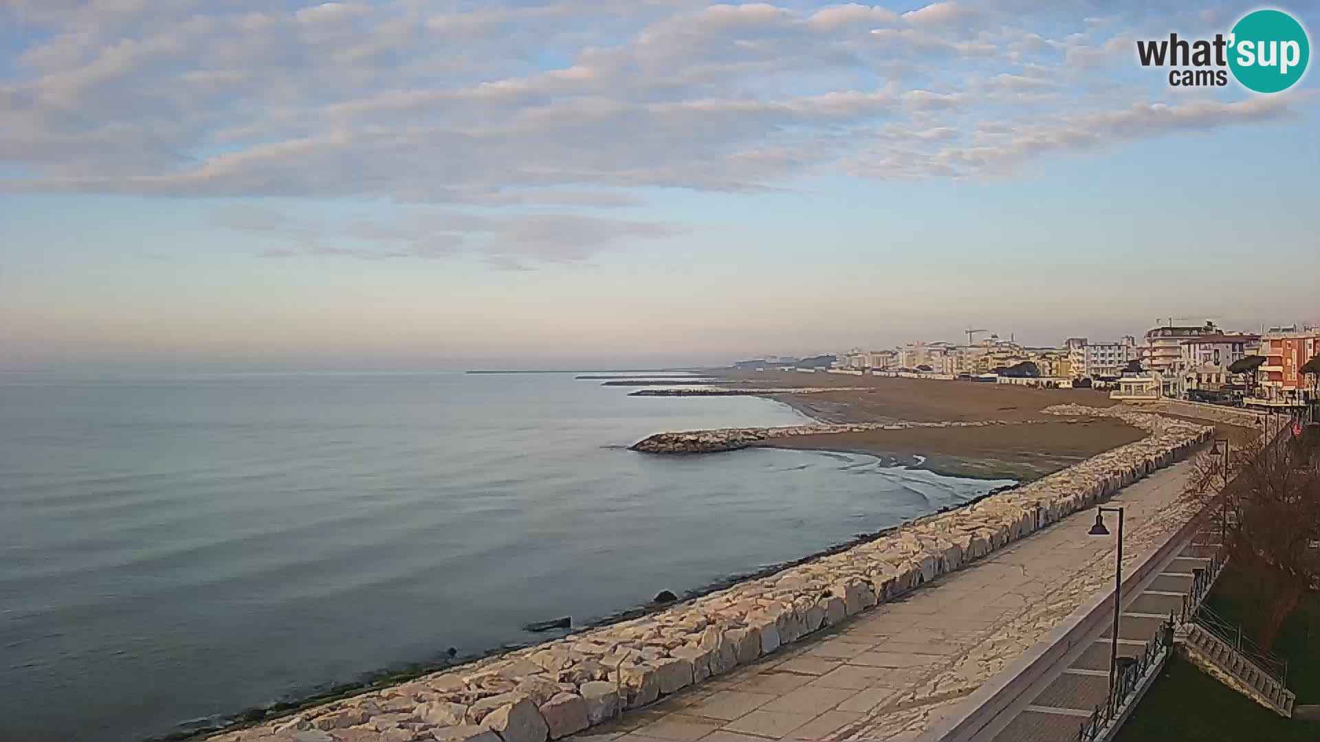 Webcam Caorle Ponente – Blick von Marinai di Caorle