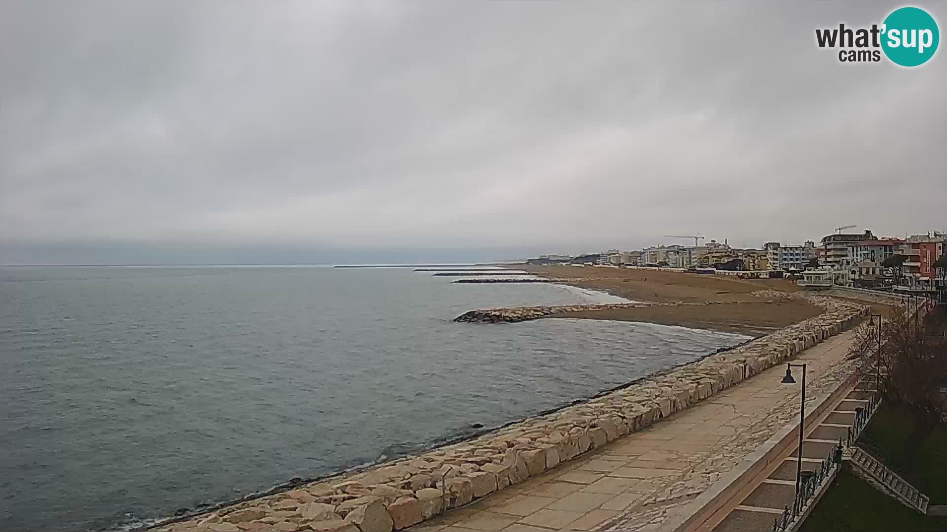 Webcam Caorle Ponente – Blick von Marinai di Caorle