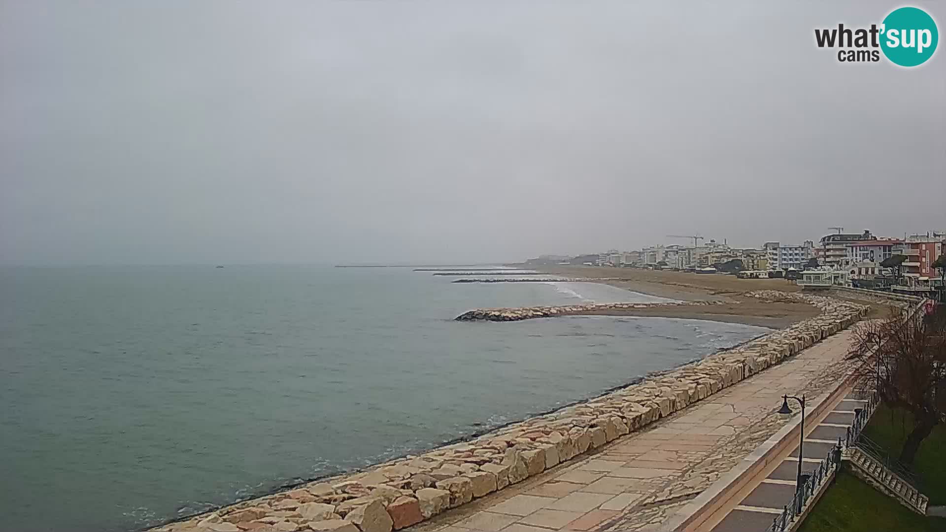 Webcam Caorle Ponente – Vue depuis les Marinai di Caorle