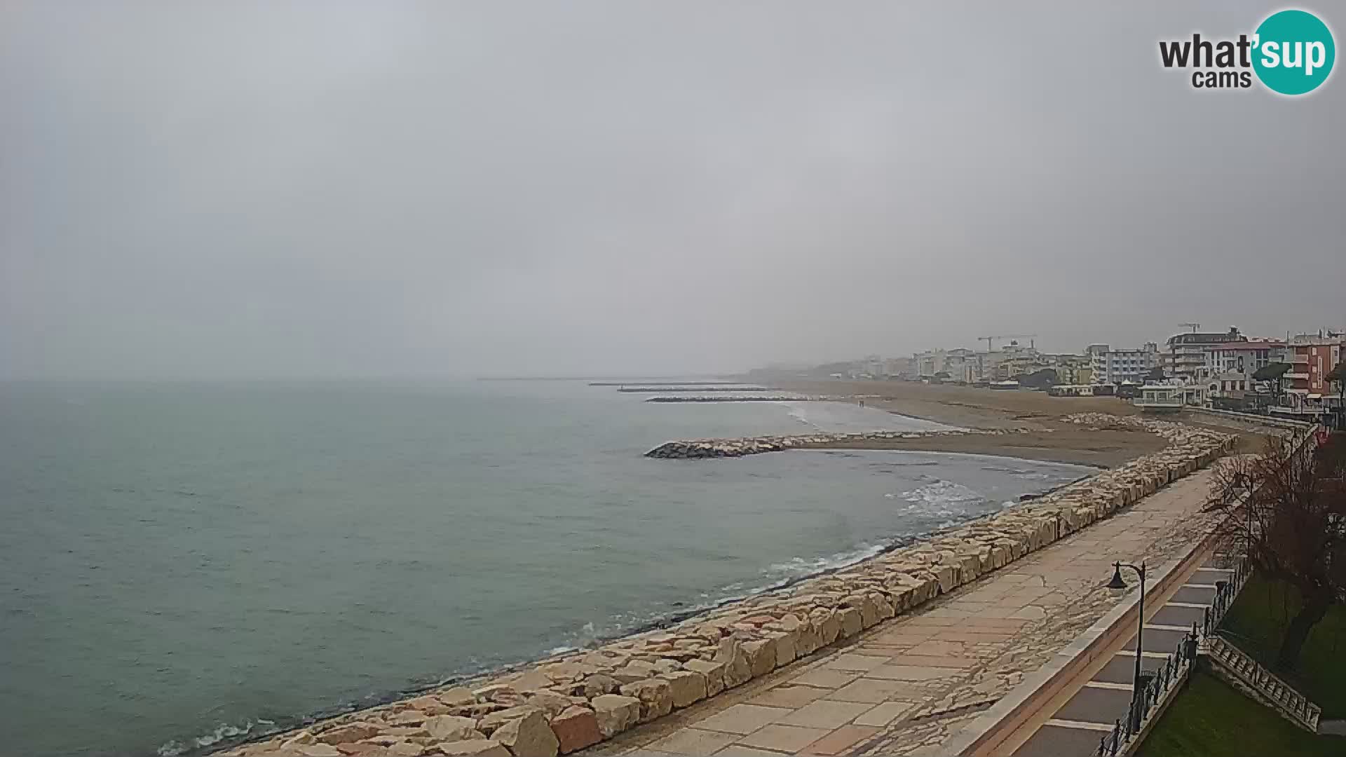 Webcam Caorle Ponente – Vue depuis les Marinai di Caorle