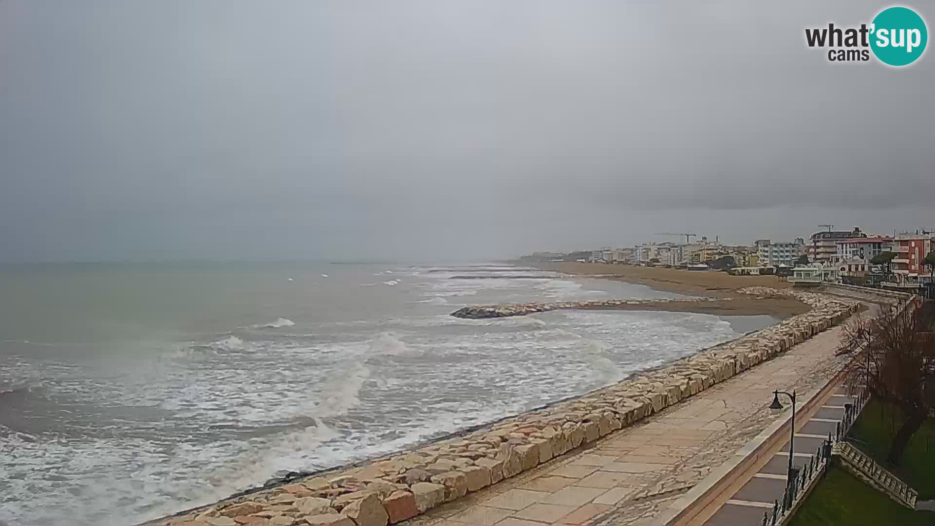 Webcam Caorle Ponente – Blick von Marinai di Caorle