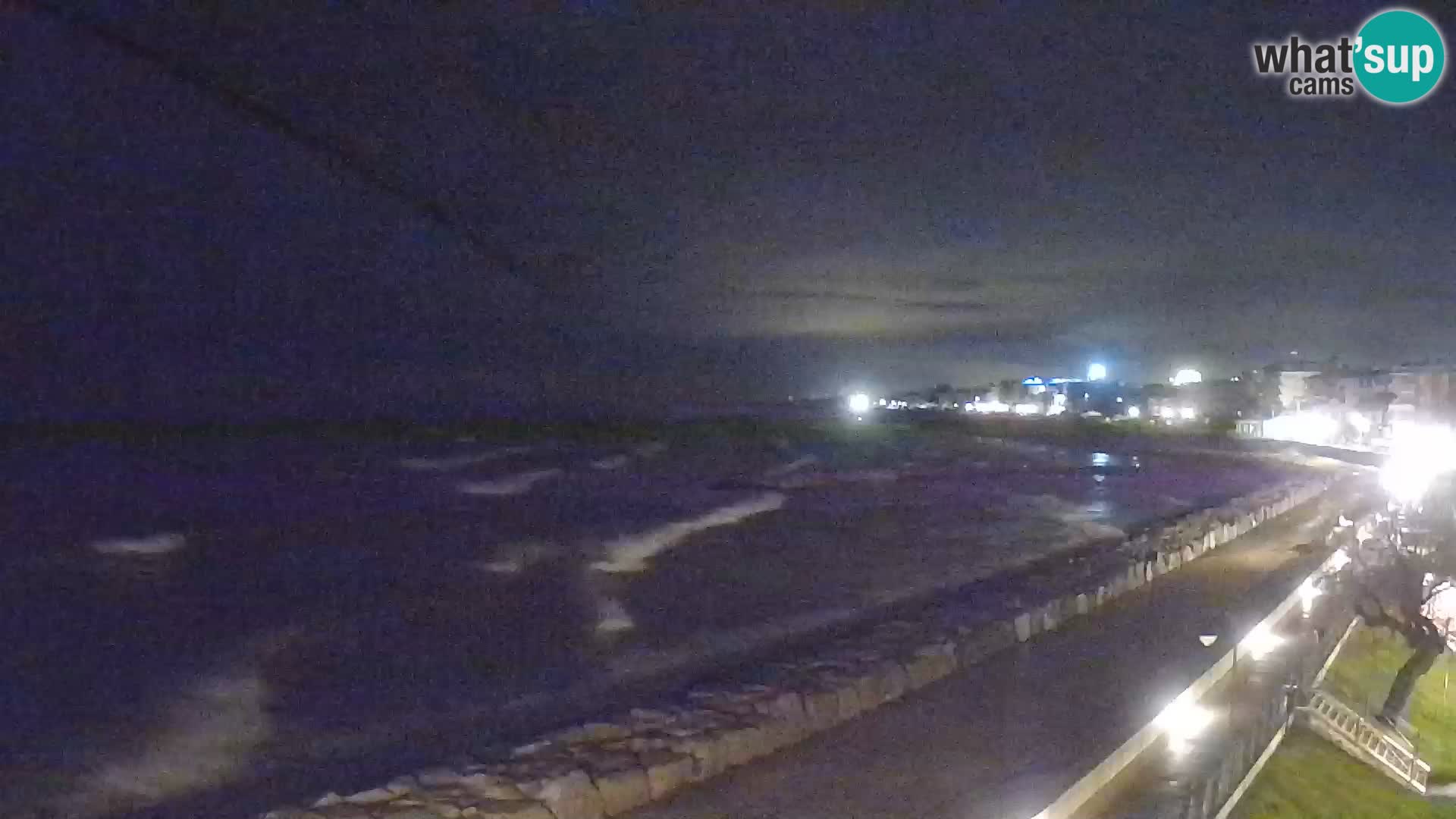 Webcam Caorle Ponente – Vue depuis les Marinai di Caorle