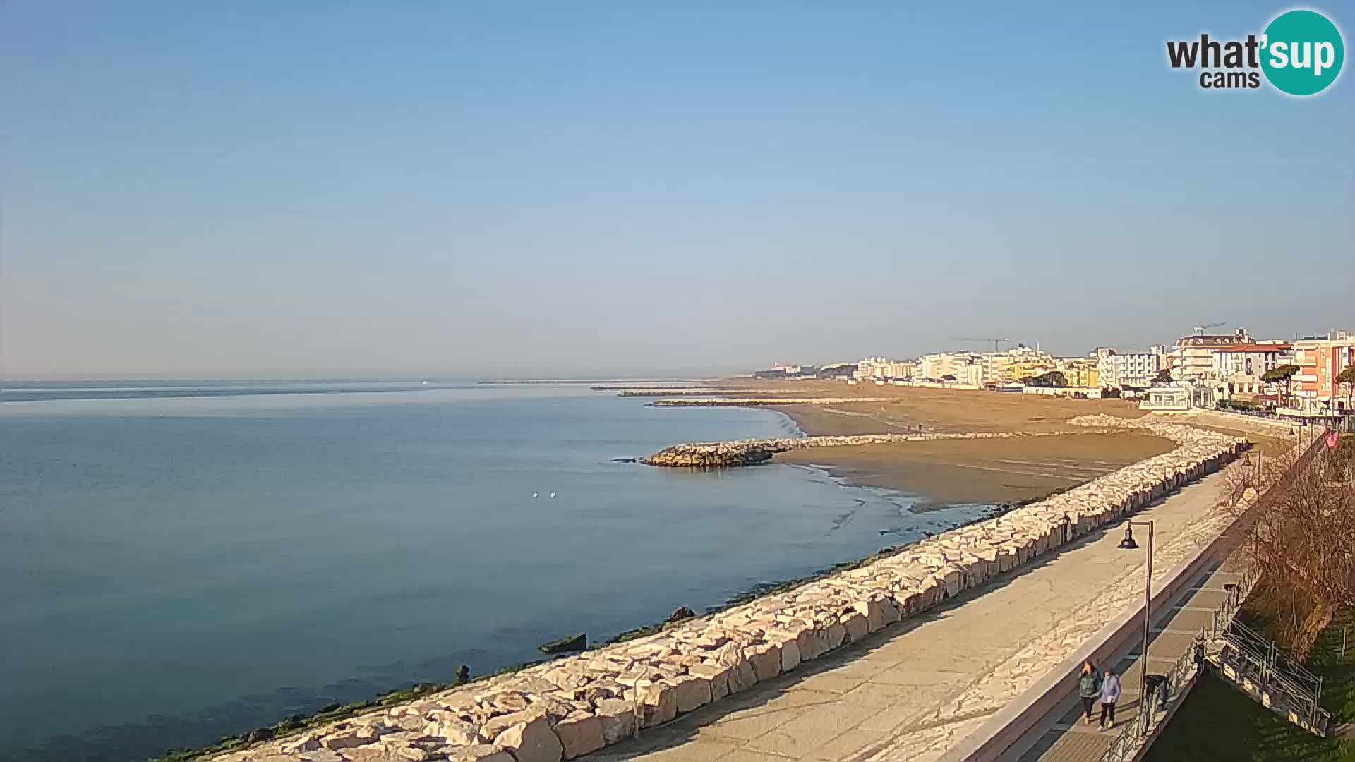 Webcam Caorle Ponente – Vue depuis les Marinai di Caorle